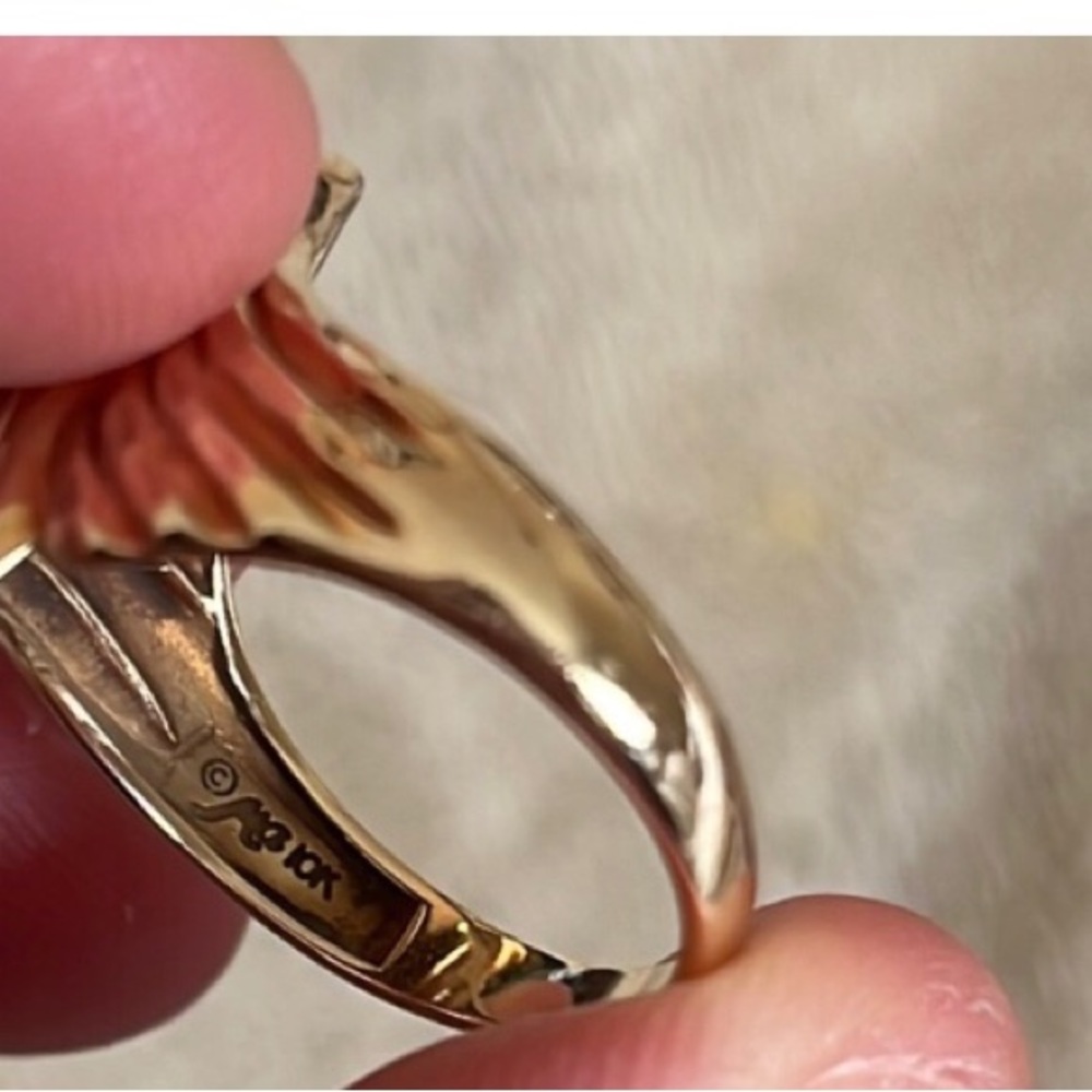 10k yellow gold Michael Anthony ring - Picture 2 of 4